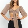 PUP4 Fenice Top - Mocha Clothing
