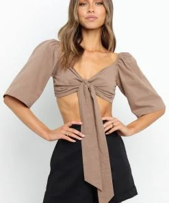 PUP4 Fenice Top - Mocha Clothing