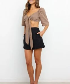 PUP4 Fenice Top - Mocha Clothing