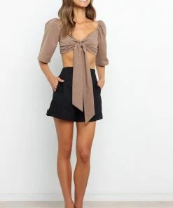 PUP4 Fenice Top - Mocha Clothing