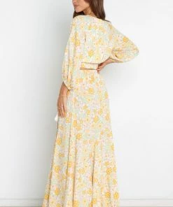 PUP51 Clothing Georgia Top - Yellow Floral