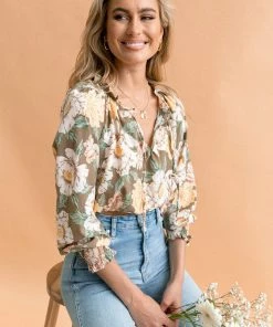 PUP51 Clothing Gerif Top - Olive