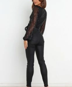 PUP14 Event Ready Glitz Top - Black