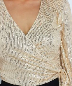 PUP14 Glitz Top - Gold