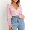 PUP14 Clothing Glitz Top - Pink