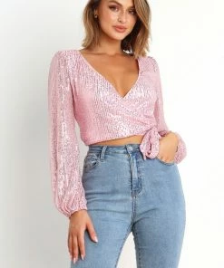 PUP14 Clothing Glitz Top - Pink