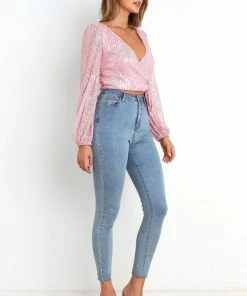 PUP14 Clothing Glitz Top - Pink