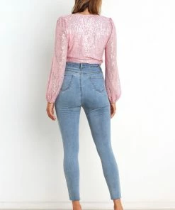 PUP14 Clothing Glitz Top - Pink