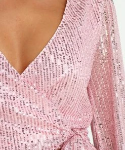 PUP14 Clothing Glitz Top - Pink