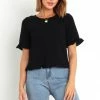 PUP8 Clothing Goldie Top - Black