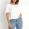 PUP8 Goldie Top - White