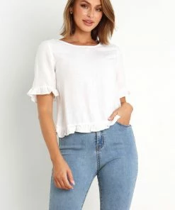 PUP8 Goldie Top - White