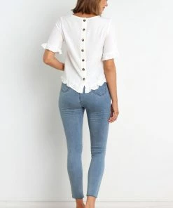 PUP8 Goldie Top - White