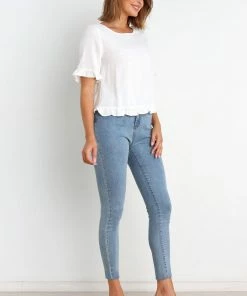 PUP8 Goldie Top - White