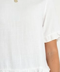 PUP8 Goldie Top - White