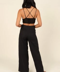 PUP64 Hannah Lace Bralette - Black