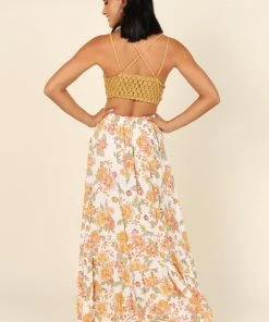 PUP64 Bump Friendly Hannah Lace Bralette - Mustard