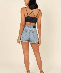 PUP64 Hannah Lace Bralette - Navy