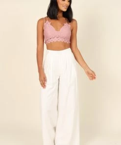 PUP64 Hannah Lace Bralette - Pink