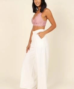 PUP64 Hannah Lace Bralette - Pink