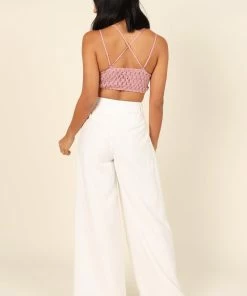 PUP64 Hannah Lace Bralette - Pink