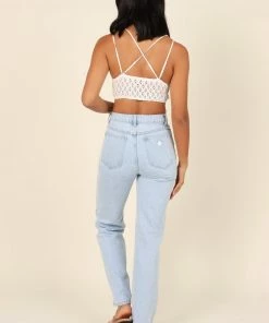 PUP64 Hannah Lace Bralette - White