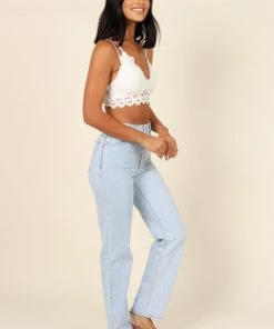 PUP64 Hannah Lace Bralette - White