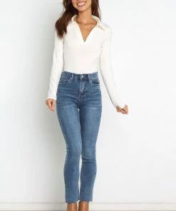 PUP14 Harper Bodysuit - White For The Bride