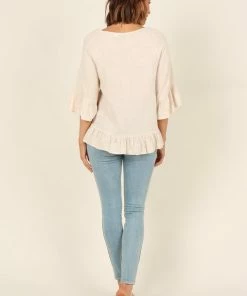 PUP49 Hayley Top - Beige Bump Friendly