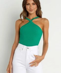 PUP29 Hollie Top - Green Clothing