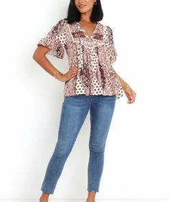 PUP62 Howell Top - Brown Clothing