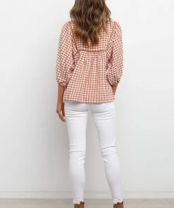 PUP10 Clothing Imogen Top - Tan