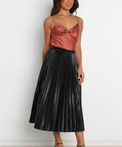 PUP14 Isabella Top - Rust Clothing