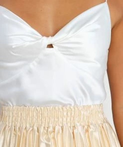 PUP14 Isabella Top - White For The Bride