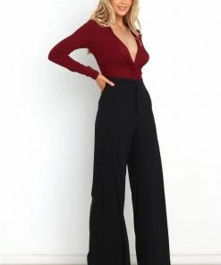 PUP14 Jackie Bodysuit - Wine