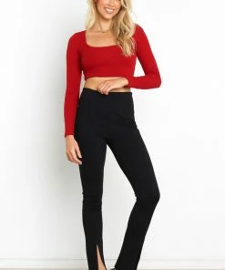 PUP58 Clothing Jayne Top - Wine