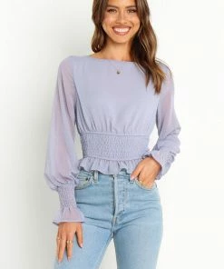 PUP44 Clothing Jeanie Top - Blue
