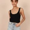 PUP65 Jennifer Crop Top - Black Clothing