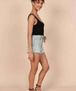 PUP65 Jennifer Crop Top - Black Clothing