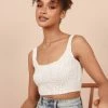 PUP65 Jennifer Crop Top - Ivory