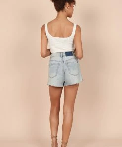 PUP65 Jennifer Crop Top - Ivory