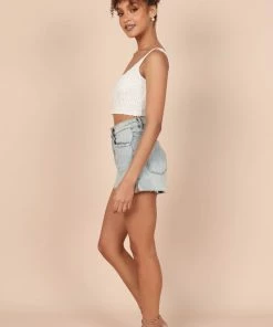 PUP65 Jennifer Crop Top - Ivory