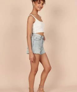 PUP65 Jennifer Crop Top - Ivory