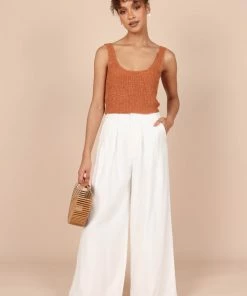 PUP65 Clothing Jennifer Crop Top - Rust