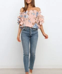 PUP6 Clothing Jersey Top - Blush