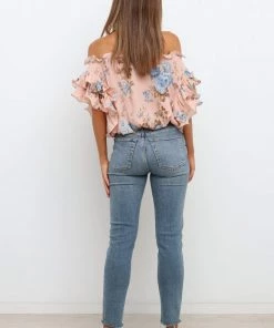 PUP6 Clothing Jersey Top - Blush