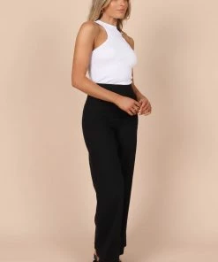 PUP65 Jess High Neck Top - White