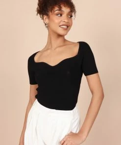 PUP65 Clothing Jessica Top - Black