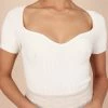 PUP65 Clothing Jessica Top - Ivory
