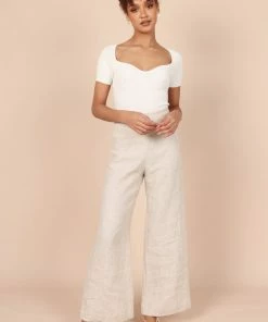 PUP65 Clothing Jessica Top - Ivory